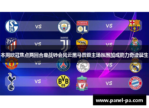 本周欧冠焦点两回合鏖战转会风云黑马晋级主场氛围加成助力奇迹诞生